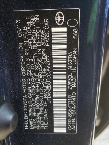 Photo 10 from auction – 2013 TOYOTA PRIUS with VIN JTDKN3DU1D0355077