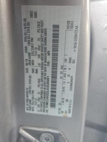 Photo 10 from auction – 2018 FORD ESCAPE SE with VIN 1FMCU0GD2JUD26401