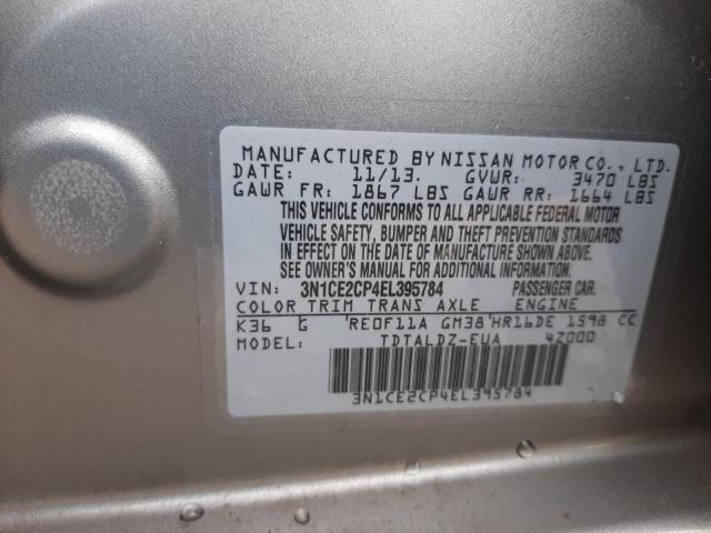 Photo 10 from auction – 2014 NISSAN VERSA NOTE with VIN 3N1CE2CP4EL395784