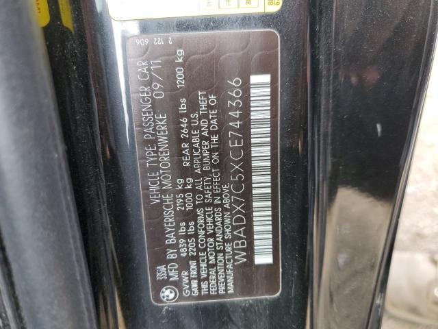 Photo 10 from auction – 2012 BMW 335 I with VIN WBADX7C5XCE744366