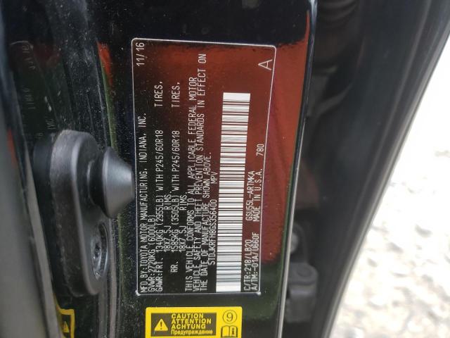 Photo 10 from auction – 2016 TOYOTA HIGHLANDER with VIN 5TDJKRFH8GS356400