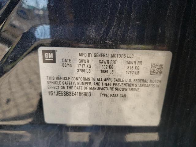 Photo 10 from auction – 2014 CHEVROLET SONIC LTZ with VIN 1G1JE5SB3E4186983