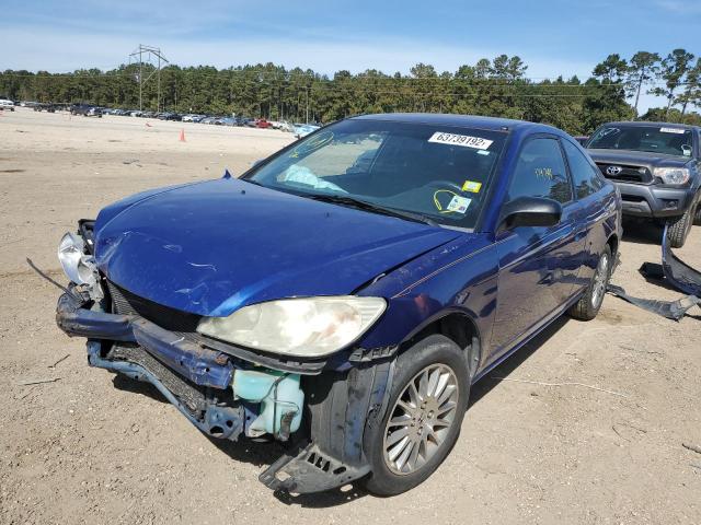 Photo 2 from auction – 2005 HONDA CIVIC LX with VIN 1HGEM22585L073753