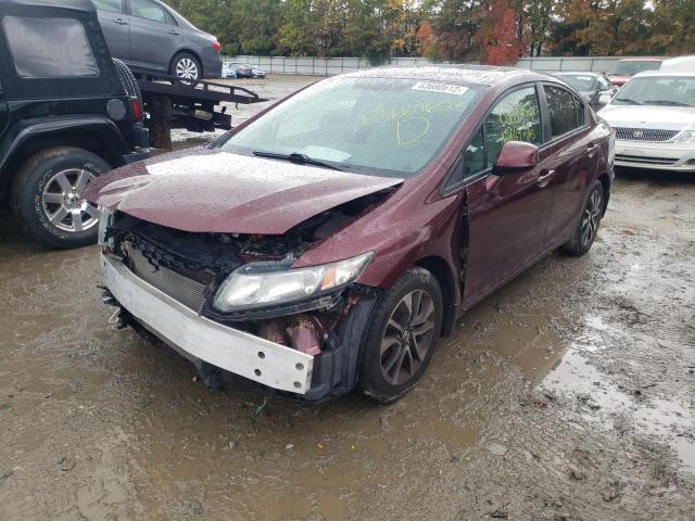 Photo 2 from auction – 2013 HONDA CIVIC EXL with VIN 19XFB2F94DE260128