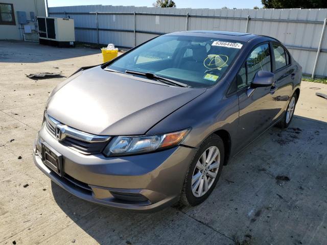 Photo 2 from auction – 2012 HONDA CIVIC EX with VIN 19XFB2F80CE383706