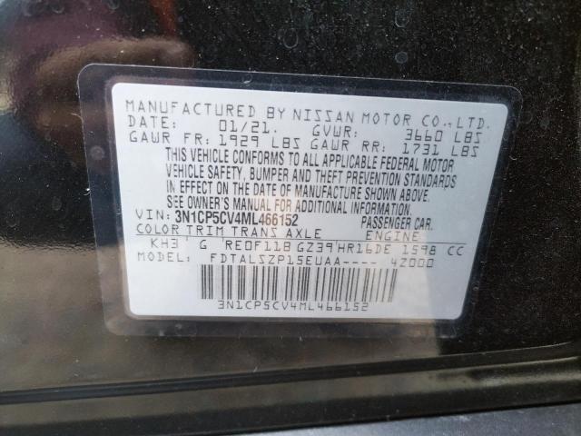 Photo 10 from auction – 2021 NISSAN KICKS SV with VIN 3N1CP5CV4ML466152