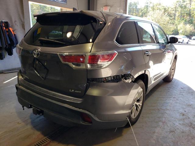 Photo 4 from auction – 2016 TOYOTA HIGHLANDER with VIN 5TDBKRFH4GS312303