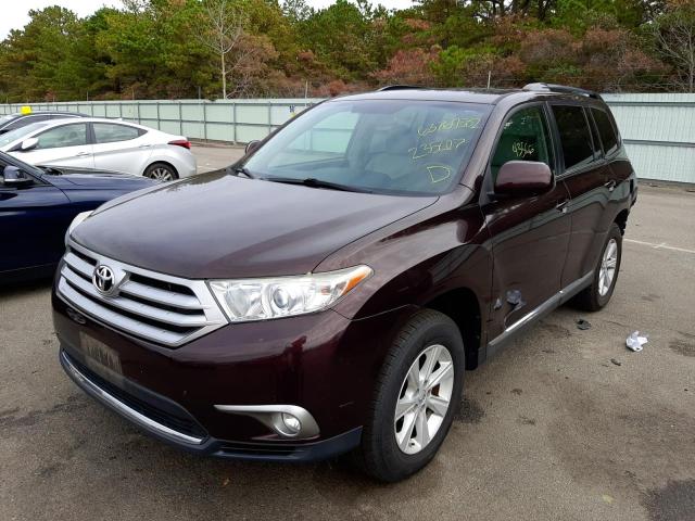 Photo 2 from auction – 2013 TOYOTA HIGHLANDER with VIN 5TDBK3EH3DS235207