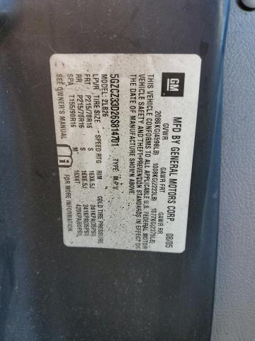 Photo 10 from auction – 2006 SATURN VUE with VIN 5GZCZ33D26S814701