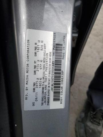 Photo 10 from auction – 2012 MAZDA 3 I with VIN JM1BL1V71C1531685