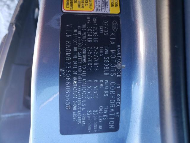 Photo 10 from auction – 2006 KIA SEDONA EX with VIN KNDMB233066065658