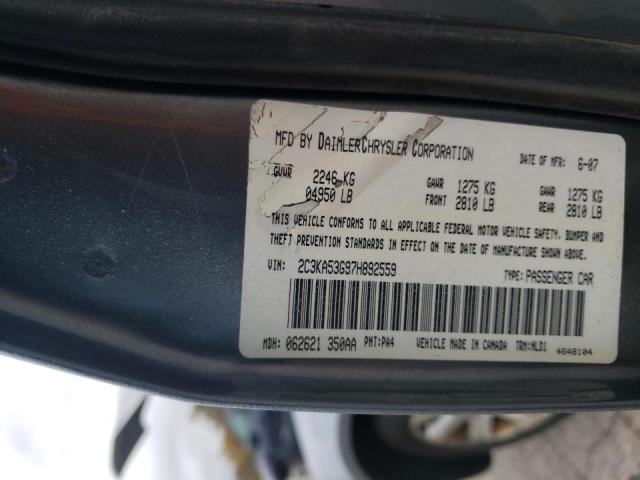 Photo 10 from auction – 2007 CHRYSLER 300 TOURIN with VIN 2C3KA53G97H892559