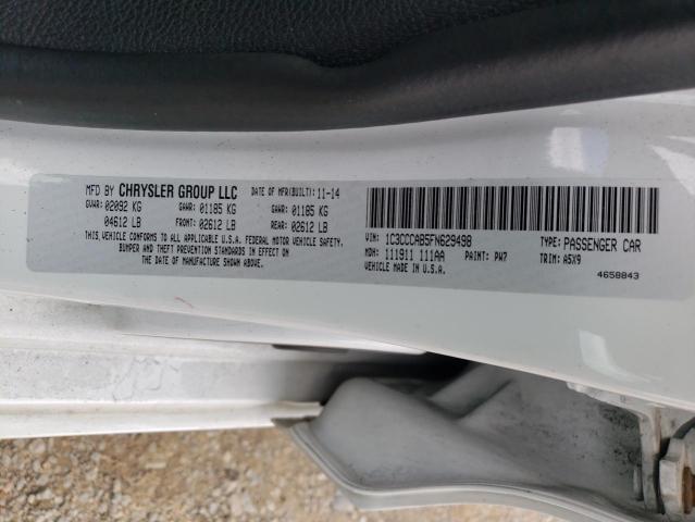 Photo 10 from auction – 2015 CHRYSLER 200 LIMITE with VIN 1C3CCCAB5FN629498