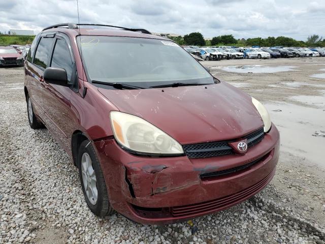 TOYOTA SIENNA LE 2004 with VIN 5TDBA23C74S009093 - Photo from auction