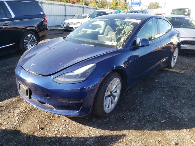 Photo 2 from auction – 2022 TESLA MODEL 3 with VIN 5YJ3E1EA5NF190229