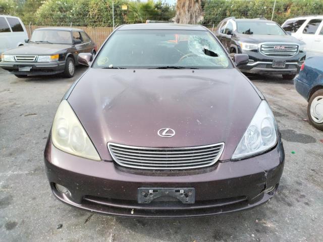 Photo 9 from auction – 2005 LEXUS ES 330 with VIN JTHBA30G155079370
