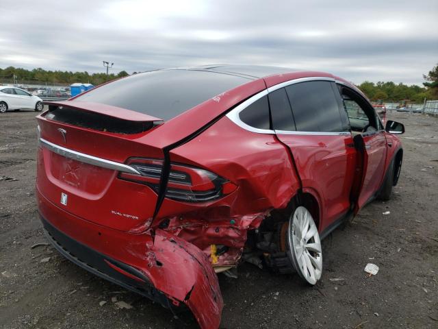 Photo 4 from auction – 2020 TESLA MODEL X with VIN 5YJXCAE2XLF232276