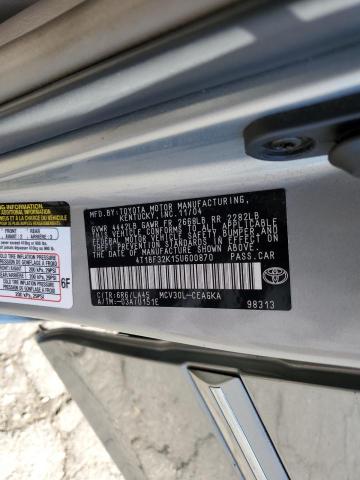Photo 10 from auction – 2005 TOYOTA CAMRY LE with VIN 4T1BF32K15U600870