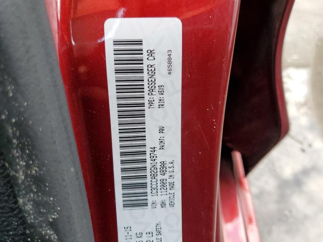 Photo 10 from auction – 2016 CHRYSLER 200 LIMITE with VIN 1C3CCCAB2GN149744