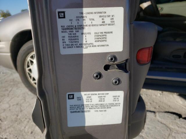 Photo 10 from auction – 2003 BUICK LESABRE LI with VIN 1G4HR54K73U202781