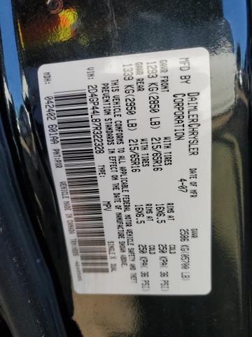 Photo 10 from auction – 2007 DODGE GRAND CARA with VIN 2D4GP44L87R322328