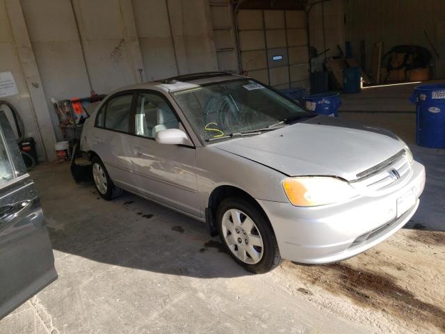Photo 1 from auction – 2001 HONDA CIVIC EX with VIN 2HGES26701H555335