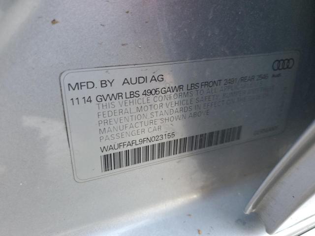 Photo 10 from auction – 2015 AUDI A4 PREMIUM with VIN WAUFFAFL9FN023155