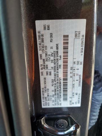 Photo 10 from auction – 2018 FORD F150 SUPER with VIN 1FTEW1E55JKE80721