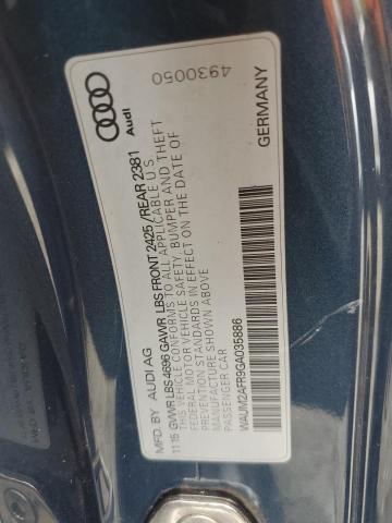 Photo 10 from auction – 2016 AUDI A5 PREMIUM with VIN WAUM2AFR9GA035886