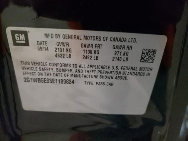 Photo 10 from auction – 2014 CHEVROLET IMPALA LIM with VIN 2G1WB5E33E1189834