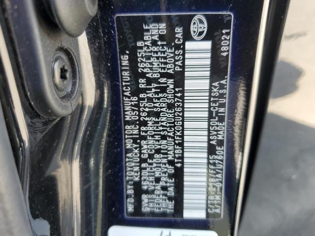 Photo 10 from auction – 2016 TOYOTA CAMRY LE with VIN 4T1BF1FK0GU263741