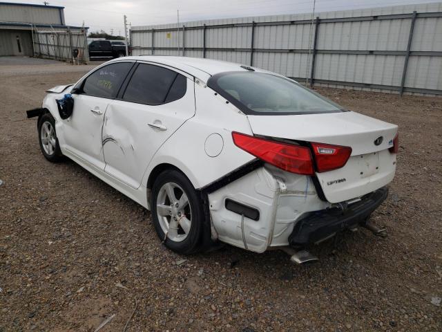 Photo 3 from auction – 2014 KIA OPTIMA LX with VIN KNAGM4A70E5464113