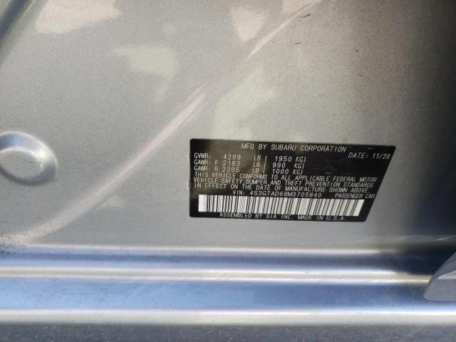 Photo 10 from auction – 2021 SUBARU IMPREZA PR with VIN 4S3GTAD68M3705840