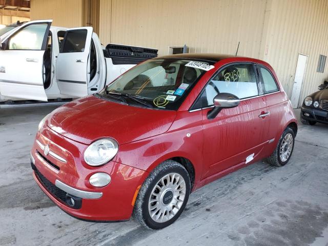 Photo 2 from auction – 2012 FIAT 500 LOUNGE with VIN 3C3CFFCR8CT117992