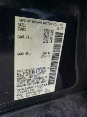 Photo 10 from auction – 2015 NISSAN ALTIMA 2.5 with VIN 1N4AL3AP0FC464248