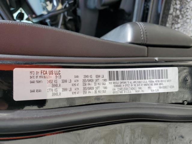 Photo 10 from auction – 2020 DODGE DURANGO GT with VIN 1C4RDJDG0LC142411