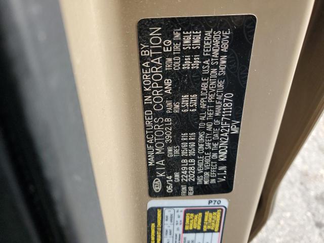 Photo 10 from auction – 2015 KIA SOUL with VIN KNDJN2A21F7111870