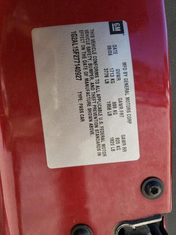 Photo 10 from auction – 2007 PONTIAC G5 with VIN 1G2AL15F277140927