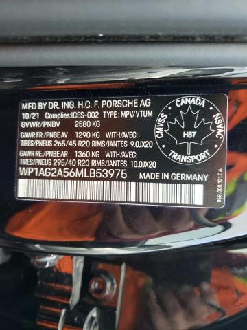 Photo 10 from auction – 2021 PORSCHE MACAN GTS with VIN WP1AG2A56MLB53975