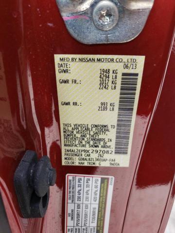 Photo 10 from auction – 2013 NISSAN ALTIMA S with VIN 1N4AL2EP9DC297082