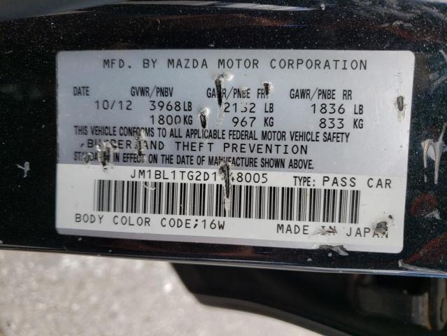 Photo 10 from auction – 2013 MAZDA 3 I with VIN JM1BL1TG2D1748005