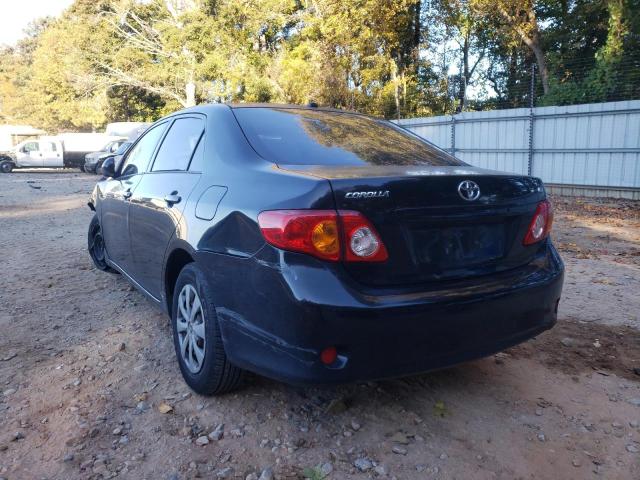 Photo 3 from auction – 2009 TOYOTA COROLLA BA with VIN JTDBL40E49J016955