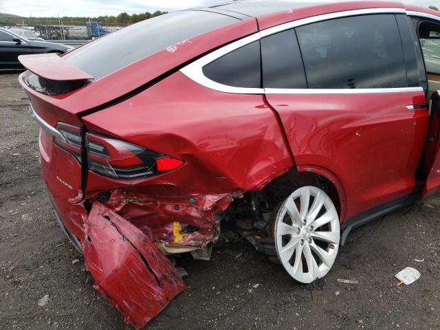 Photo 9 from auction – 2020 TESLA MODEL X with VIN 5YJXCAE2XLF232276