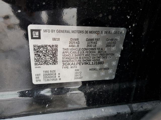 Photo 10 from auction – 2019 GMC TERRAIN SL with VIN 3GKALPEV9KL131883