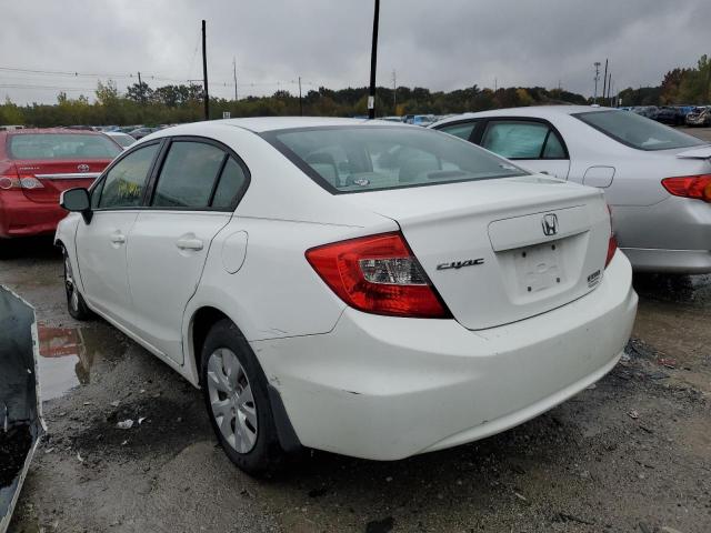 Photo 3 from auction – 2012 HONDA CIVIC LX with VIN 19XFB2F59CE060826