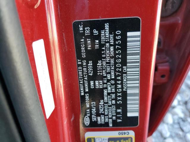 Photo 10 from auction – 2013 KIA OPTIMA LX with VIN 5XXGM4A72DG257560