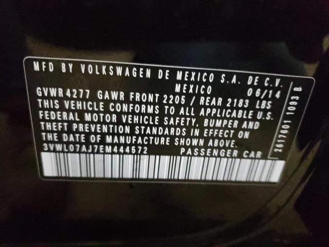Photo 10 from auction – 2014 VOLKSWAGEN JETTA SEL with VIN 3VWL07AJ7EM444572