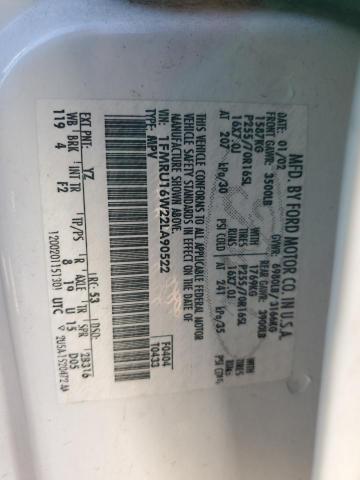 Photo 10 from auction – 2002 FORD EXPEDITION with VIN 1FMRU16W22LA90522