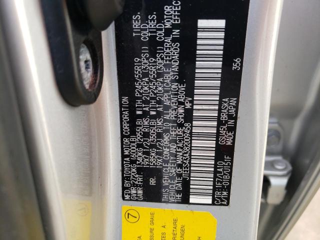 Photo 10 from auction – 2008 TOYOTA HIGHLANDER with VIN JTEES43A382009458