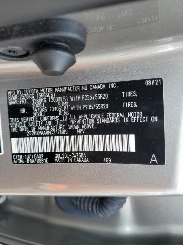 Photo 10 from auction – 2021 LEXUS RX 350 with VIN 2T2HZMAA8MC217889